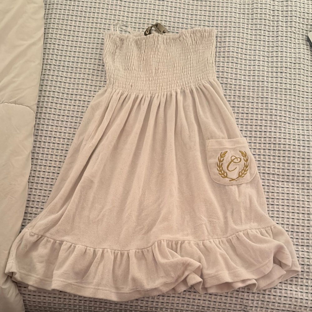 Women’s vintage y2k towel dress cocoa